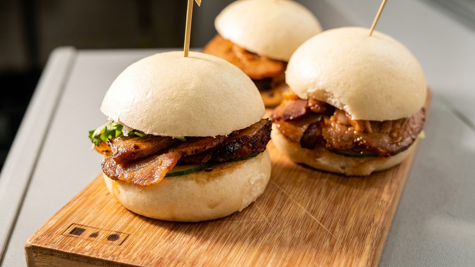 Steamed buns and cocktails await