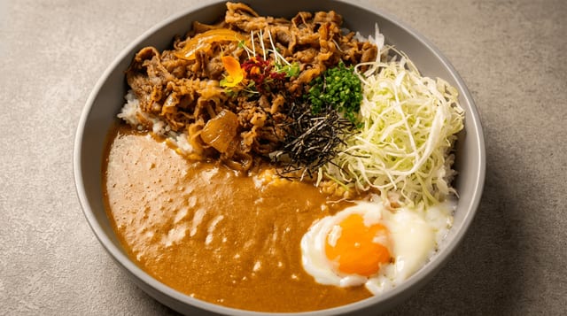 Sliced Beef Curry.