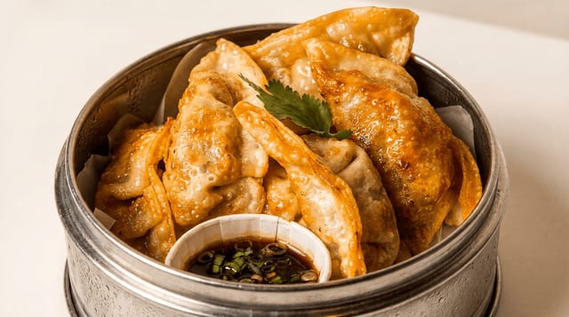 Crispy Gyoza.
