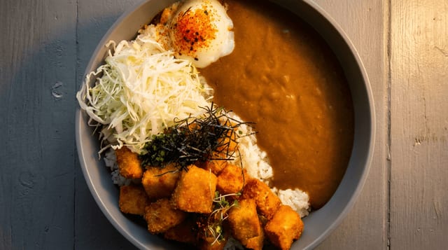 Tofu Katsu Curry.