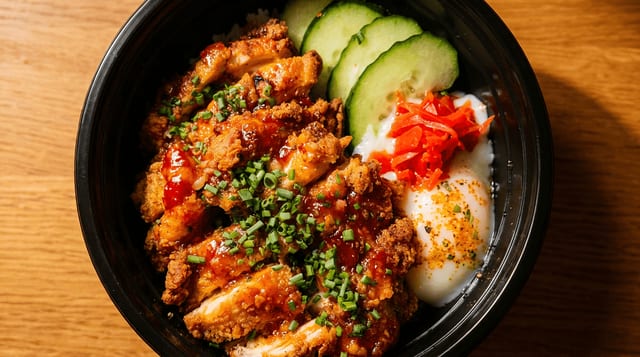 Sweet Chili Chicken Bowl.