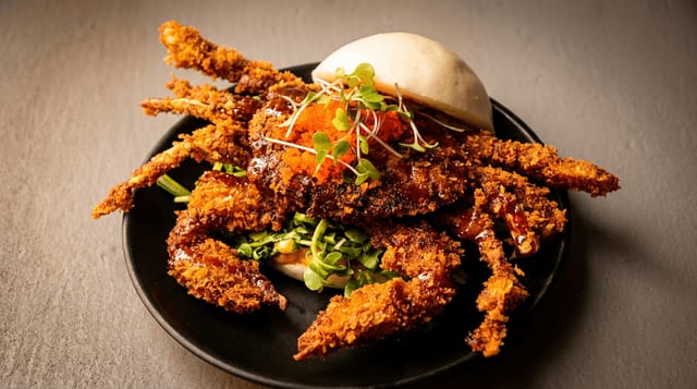 Softshell Crab Bao.