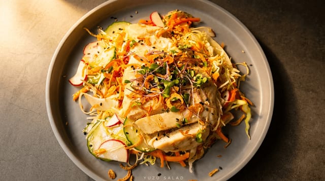 Chicken Yuzu Salad.