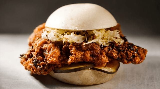 Mala Hot Chicken Bao.