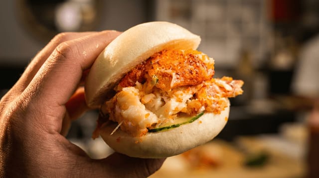 Spicy Lobster Bao.