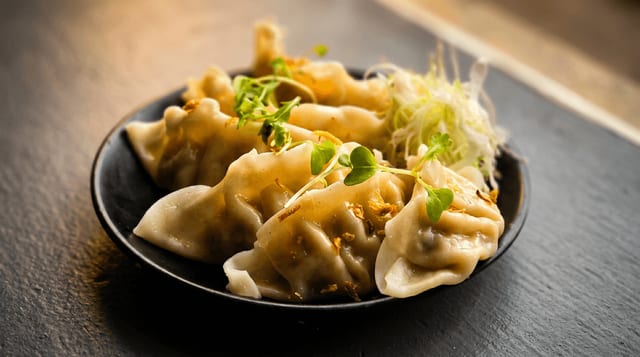 Steamed Gyoza.