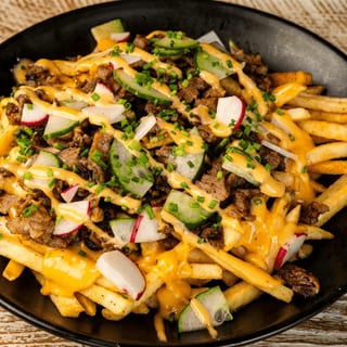 Loaded Char Siu Fries